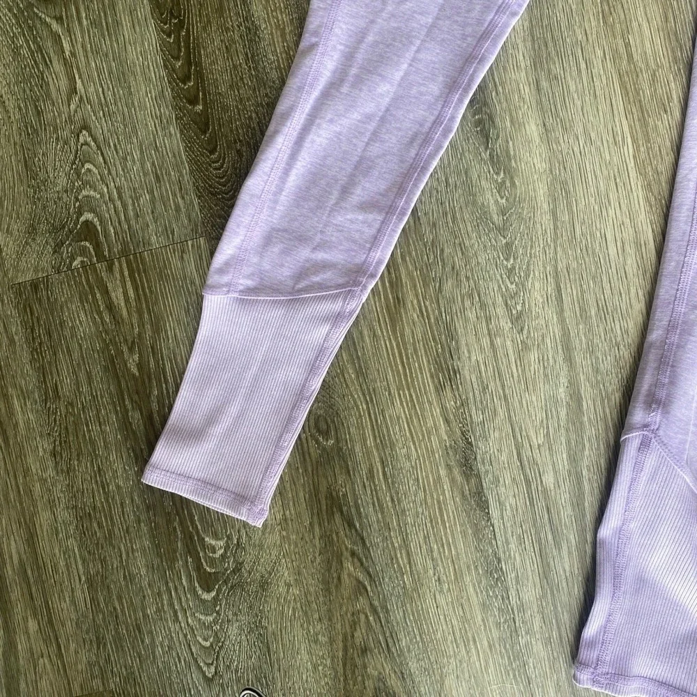 Alo Yoga Women's Purple Heather Alosoft High-Waist Goddess Leggings Size S